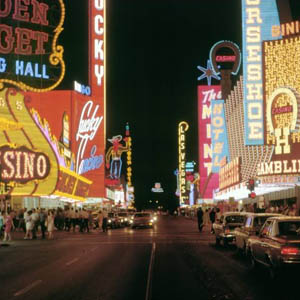 Fremont Street in the late 60s.