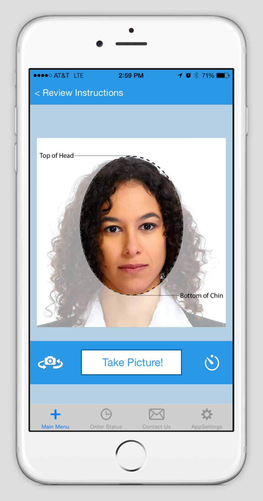 free passport photo app