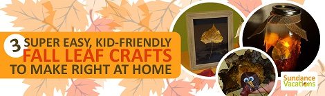 Fall Leaf Crafts- Fall DIY Decorations by Sundance Vacations