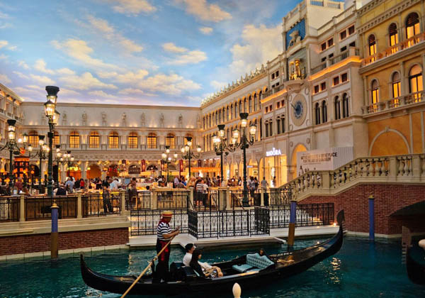 Sundance Vacations Gondolas at Venetian Hotel in Las Vegas